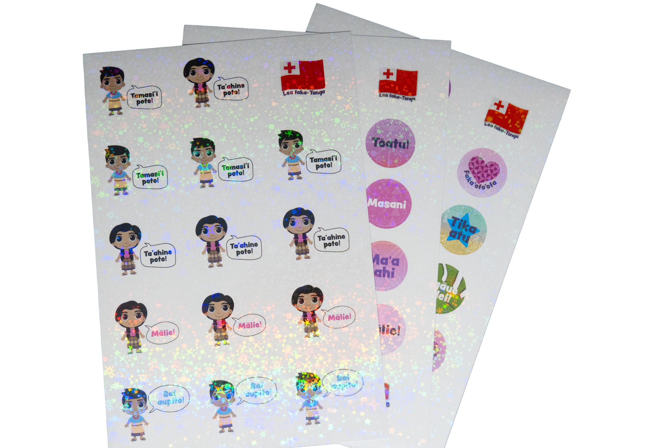 Teacher stickers: Lea faka-Tonga